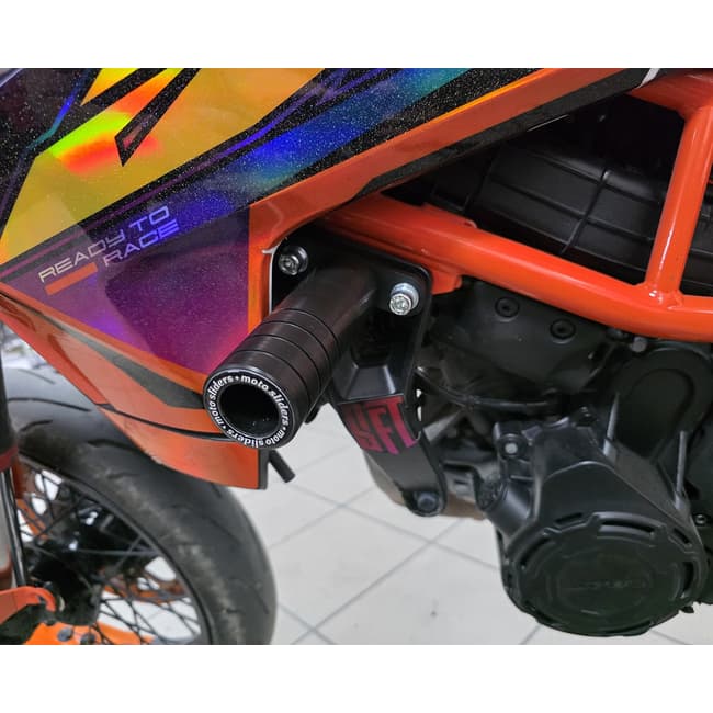 Frame crash pads compatible with KTM 390 Adventure R / SMC R / Enduro R / 2025-2026
