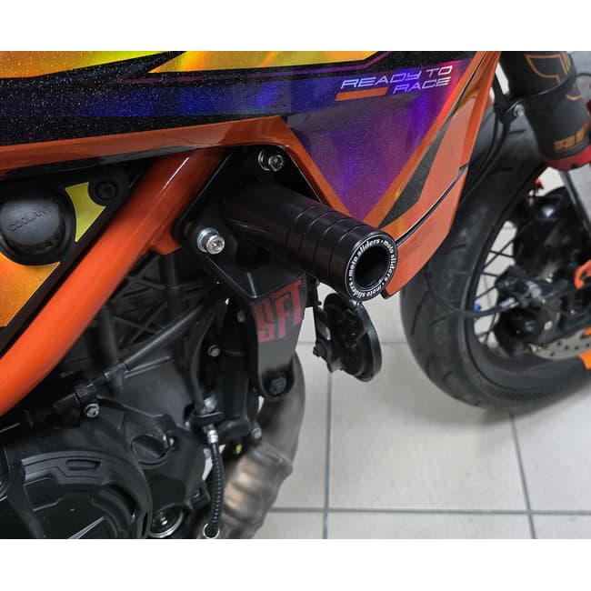Frame crash pads compatible with KTM 390 Adventure R / SMC R / Enduro R / 2025-2026
