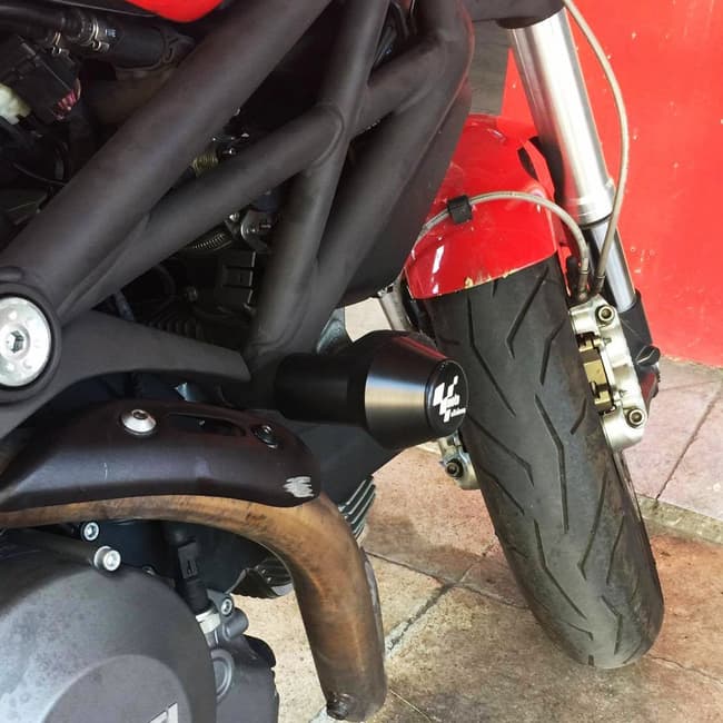 Frame crash pads compatible with Ducati Monster 696 / 796 / 795 / 1100 2008-2010