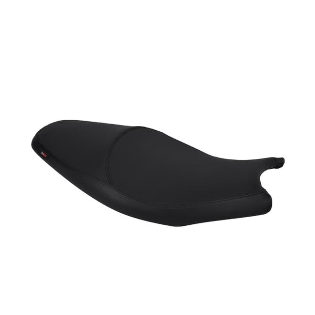 Seat cover compatible with Kawasaki ER-6n / ER-6f 2005-2008 black with black seams
