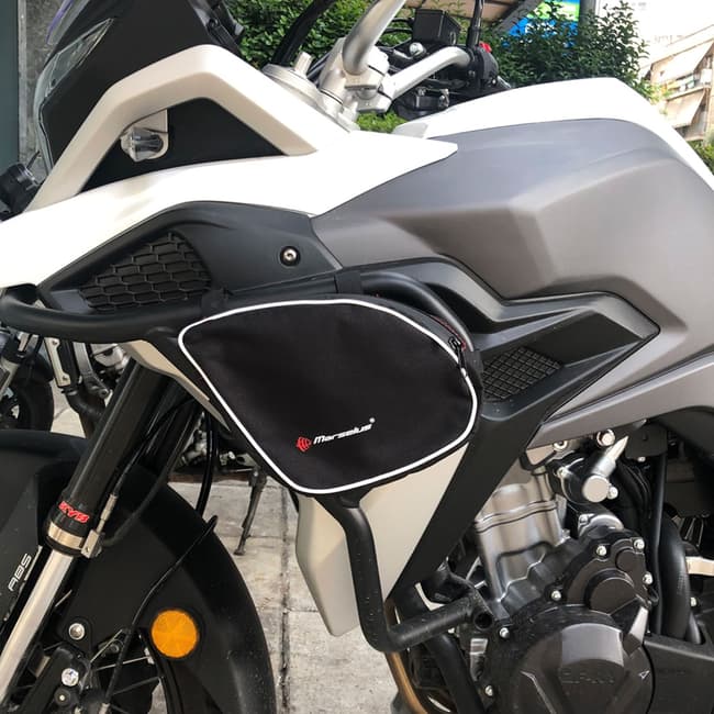 Bags for crash bars compatible with Daytona Maverick 500 2020-2023
