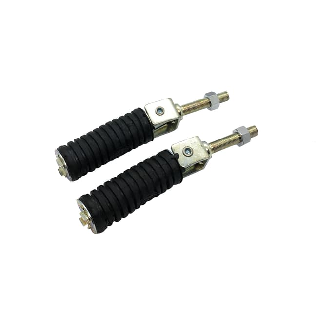 Passenger footrest pair compatible with Honda XR400R 1996-2004 / XR650L 1995-2014 / XR650R 2000-2008 / XL250