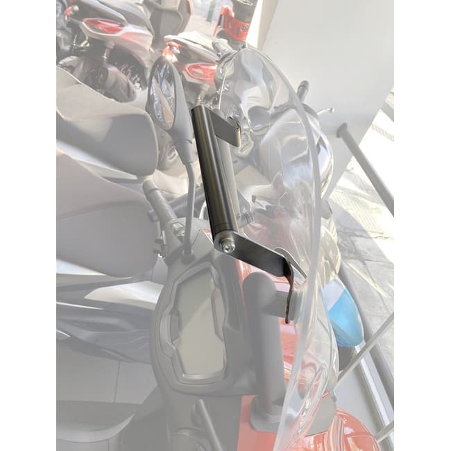 Smartphone Halterung Für Piaggio MP3 400/530 Hpe 2022-2025 - Schwarz