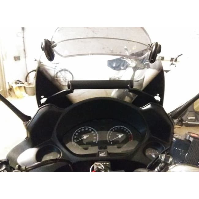 Staffa Porta Smartphone/GPS Per Honda CBF 1000 (2006-2009) - Barra In Acciaio Diametro 22mm Nero
