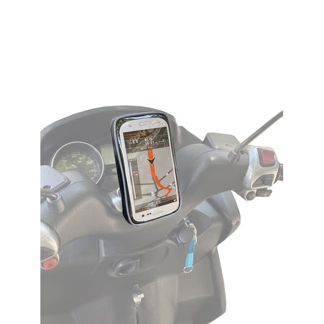 Support de fixation pour smartphone / GPS avec boule RAM compatible avec Piaggio MP3 300 / MP3 500 2011-2016