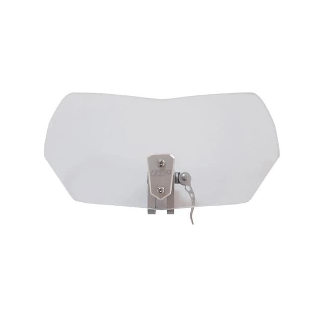 Déflecteur de pare-brise clipsable universel GPK 33 x 15 cm avec clip argenté (transparent)