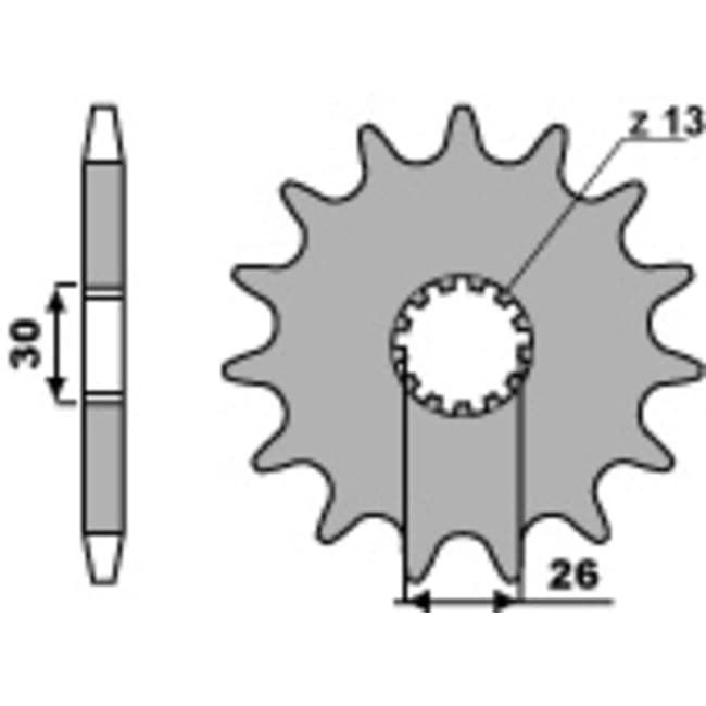 PBR Steel Noise Free Front Sprocket - 530
