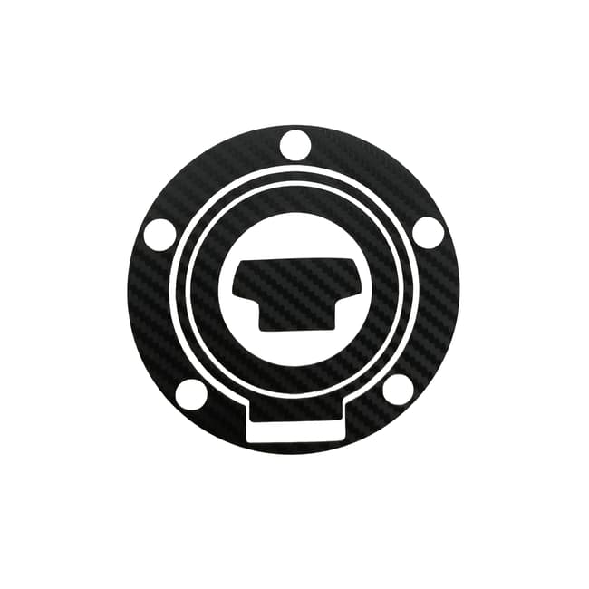 Carbon gas tank cap cover compatible with Yamaha models (5 holes)