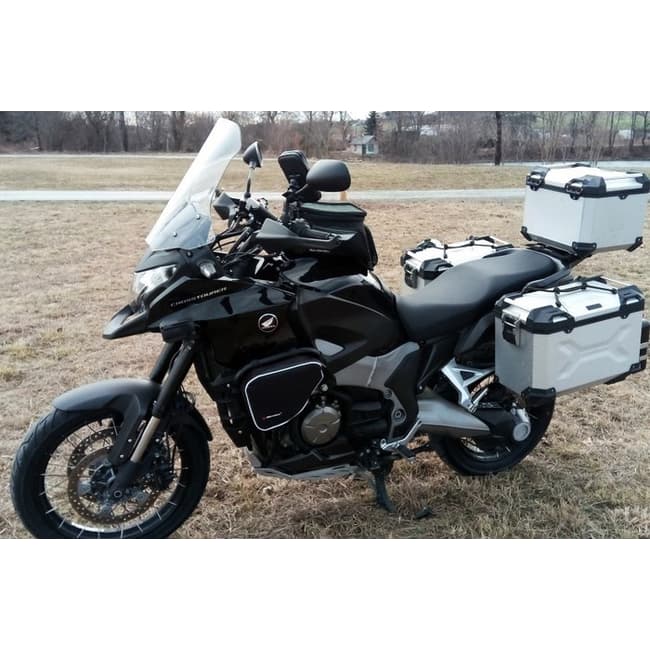 Bags for SW Motech crash bars compatible with Honda Crosstourer