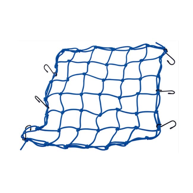 Elastic luggage net blue