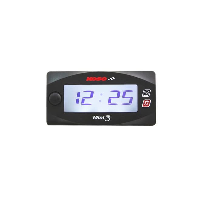 Koso digital clock with backlight