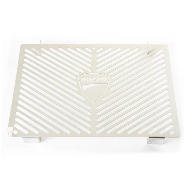 Cosmo Radiator guard compatible with Ducati Multistrada 1200 2010-2014 silver