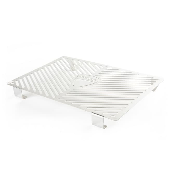 Cosmo Radiator guard compatible with Ducati Multistrada 1200 2010-2014 silver