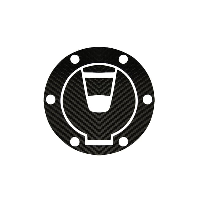 Carbon gas tank cap cover compatible with KTM Super Adventure 1290 2017-2022 (keyless)
