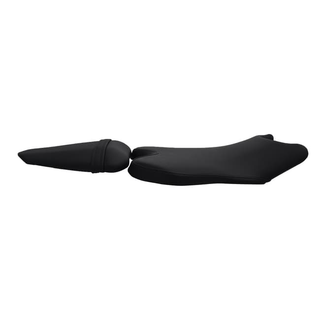 Seat cover compatible with Yamaha YZF-R6 2008-2017 black with black seams