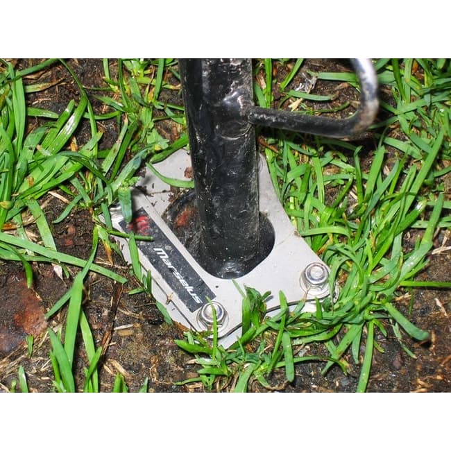 Side stand extension plate compatible with Aprilia Pegaso 1997-2009
