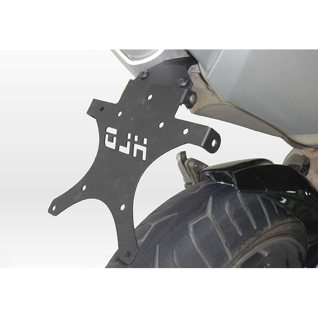 License plate holder compatible with Aprilia Shiver 750 2007-2012