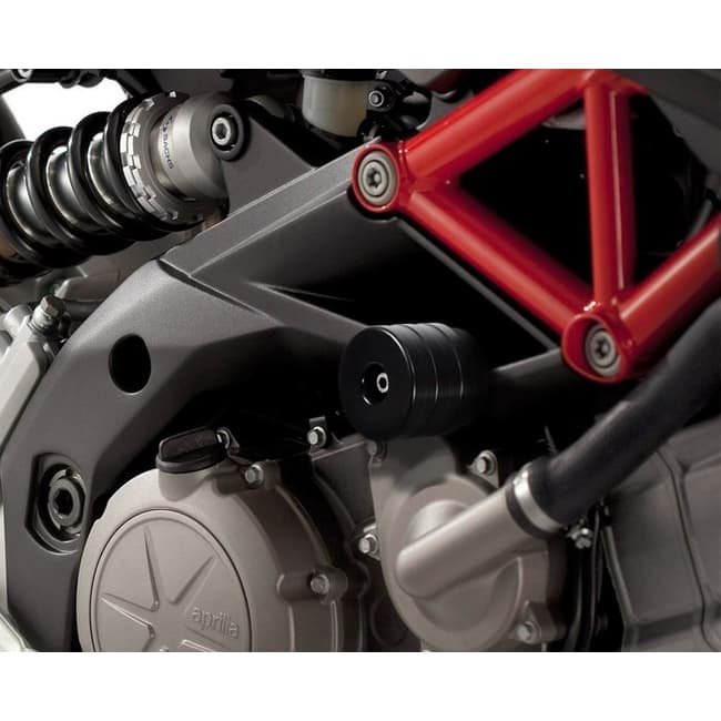 Frame crash pads compatible with Aprilia Dorsoduro 750 / 900 / 1200 2008-2020