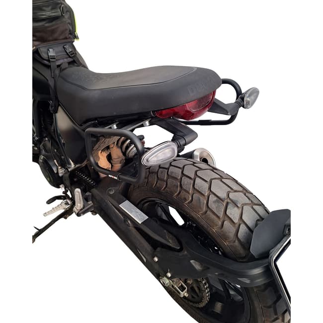 MOTORISE soft bags side rack compatible with Ducati Scrambler 800 2023-2026
