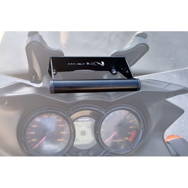 Smartphone GPS mounting bracket compatible with Suzuki V-Strom