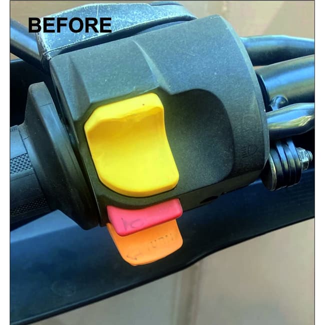 Control switch replacement decals compatible with BMW R1100GS / R1100RT / R1100RS / R850RT / R850GS