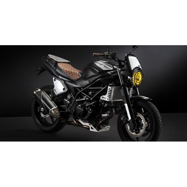Seat compatible with Suzuki SV650 2016-2025 (brown) | Moto Discovery