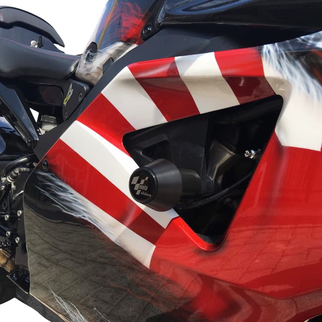 Frame crash pads compatible with Honda CBR954RR 2002-2003