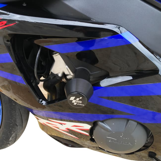 Frame crash pads compatible with Honda CBR954RR 2002-2003