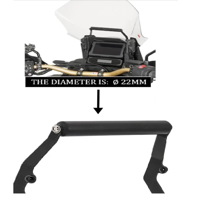 Smartphone / GPS mounting bracket compatible with Honda CRF1100L Africa Twin Adventure Sports 2020-2023