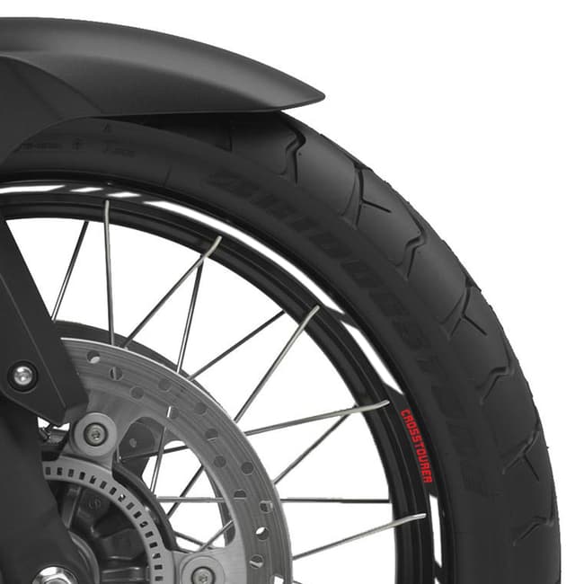Faixas de aro de roda com logotipos compatíveis com Honda Crosstourer 