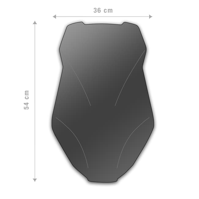 Barracuda windshield compatible with Honda X-ADV 750 2021-2024