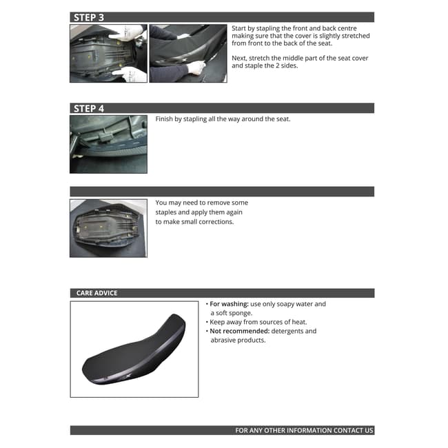 Seat cover compatible with BMW C 400 X 2017-2019