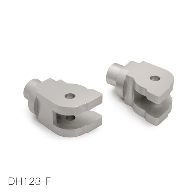 Barracuda front footpeg adapters compatible with Ducati Hypermotard 950 2020-2022