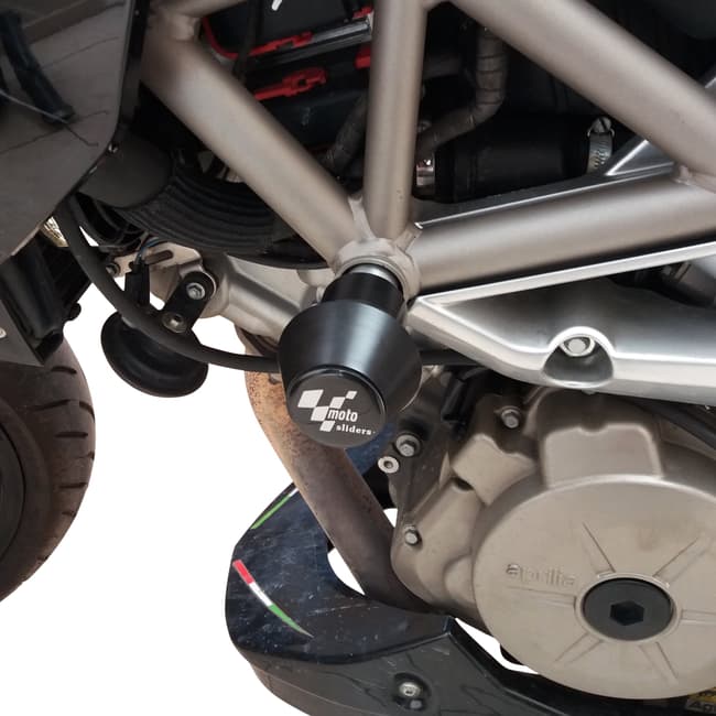 Puig 4706 N Cadre Coulisses R12 Pour Aprilia Dorsoduro 750 2008–2015/Dorsoduro 1200 2011–2015/Shiver 750 ABS 2007–2015/Shiver GT 2009–2013, Noir, M