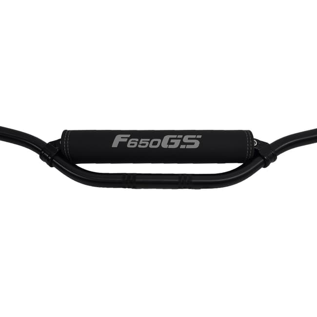 Crossbar pad compatible with BMW F650GS (silver logo)