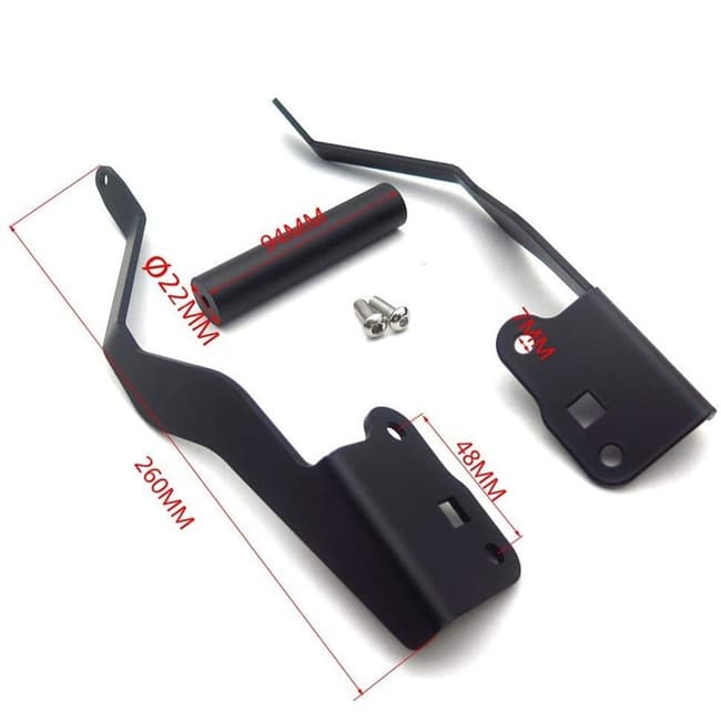 Smartphone / GPS mounting bracket compatible with BMW F750GS / F850GS 2018-2022