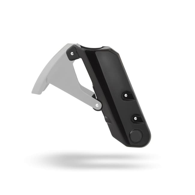 Fork guard compatible with KTM 390 Adventure 2020 (white / orange)