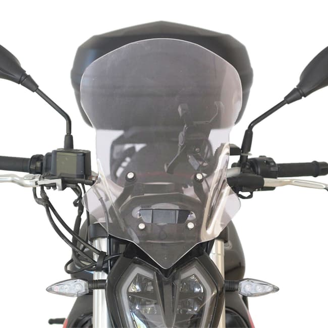 GPK windscreen compatible with Benelli TNT 249-S 2020 48cm (transparent)