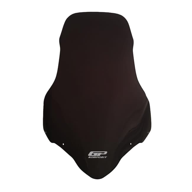 Pare-brise GPK compatible avec Bajaj Discover 125ST / 150ST 2015-2017 55cm (noir)