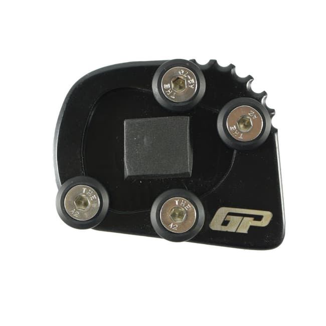 GPK side stand extension plate compatible with Bajaj Dominar 400 2017-2019