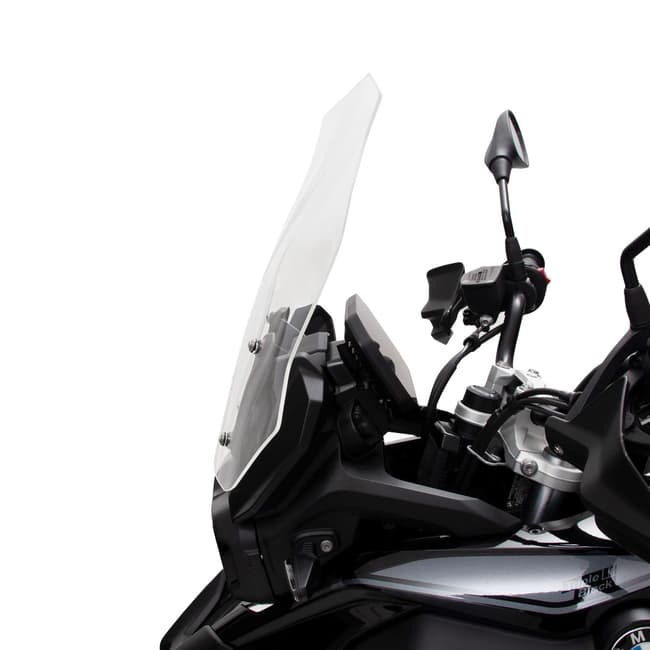 Para-brisa GPK compatível com BMW F750GS 2018-2024 44cm (transparente)