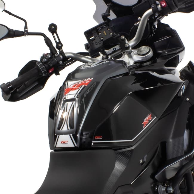 GPK σετ 3D προστατευτικά ρεζερβουάρ για BMW F900XR 2021-2022 μαύρο / λευκό