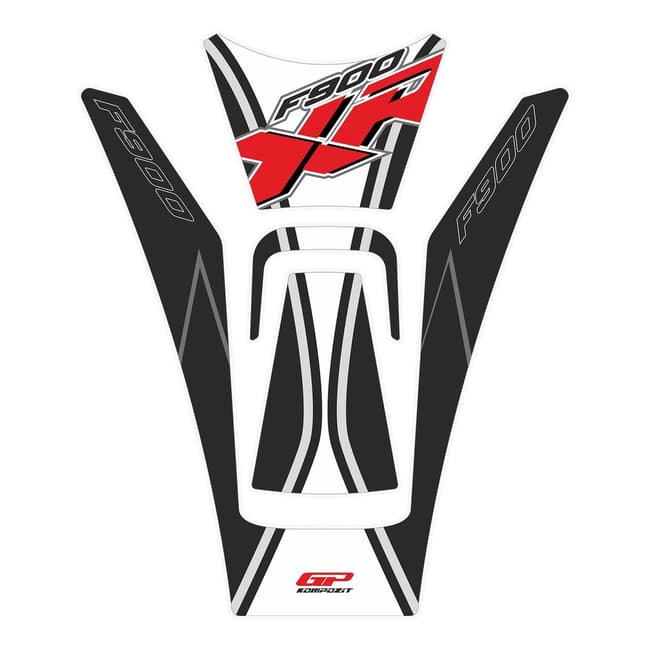 GPK σετ 3D προστατευτικά ρεζερβουάρ για BMW F900XR 2021-2022 μαύρο / λευκό