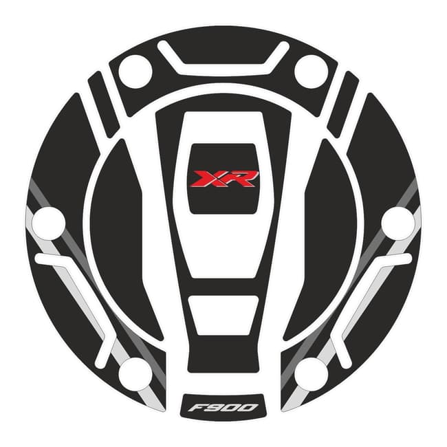 GPK σετ 3D προστατευτικά ρεζερβουάρ για BMW F900XR 2021-2022 μαύρο / λευκό