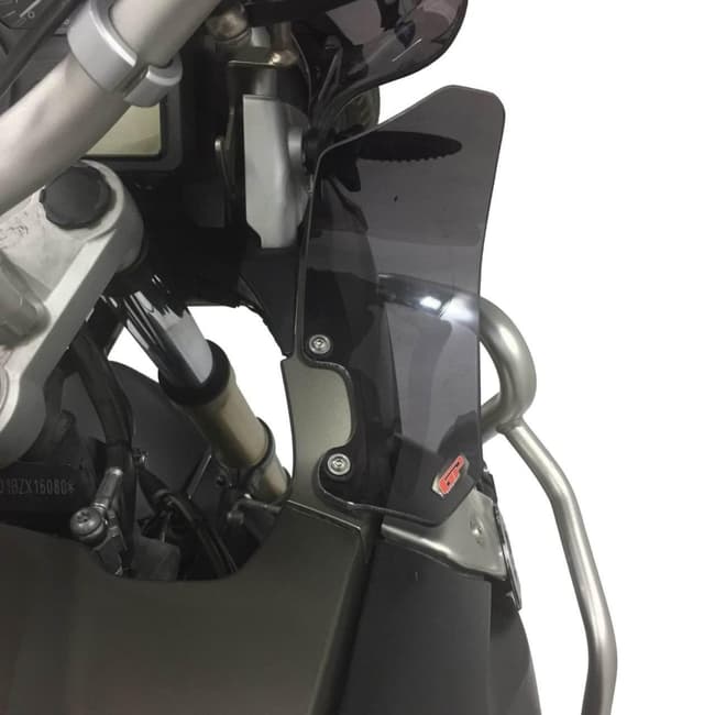 GPK air deflectors compatible with BMW R1200GS / Adventure 2004-2012 transparent