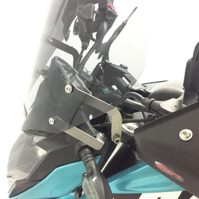 GPK vindruta kompatibel med CF Moto 400NK / 650NK 2017-2020 30cm (transparent)