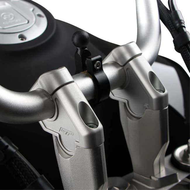 GPK handlebar risers compatible with CF Moto 800MT 2022-2024 silver