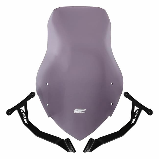 GPK windscreen compatible with Honda CB125F 2023-2024 60cm (fume)
