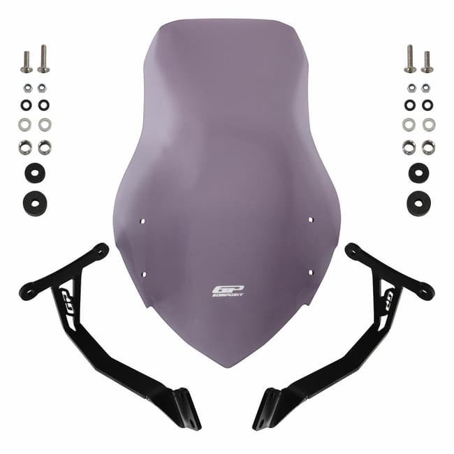 GPK windscreen compatible with Honda CB125F 2023-2024 60cm (fume)