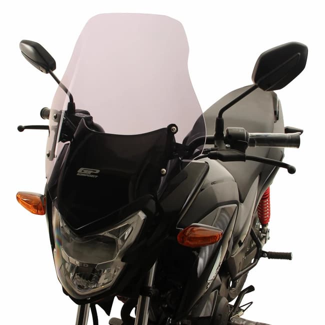 GPK windscreen compatible with Honda CB125F 2023-2024 48cm (transparent)